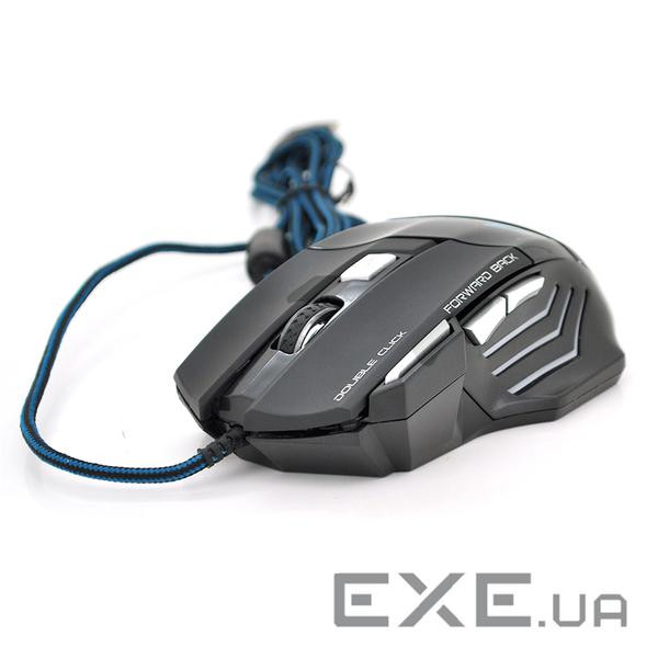Миша дротова MICE X7, 7 кнопок, 800/1200/2400/3200 DPI, Led Lighting, 1,3 м , Win7/8 (MICE X7 Black)