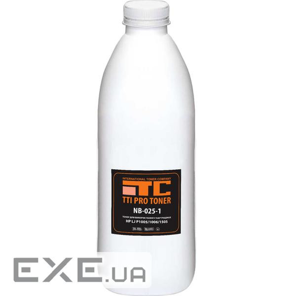 Тонер HP LJ P1005/1006/1505, 1000г Black TTI (NB-025-1) (NB-025-1кг)