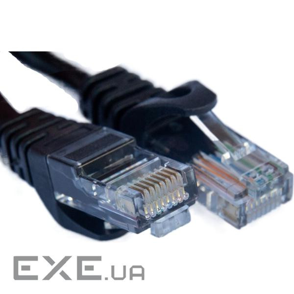 Патч-корд 0.5м UTP cat.5e, CCA, black GEAR (GPC-UTPCCARJ45-0.5B)