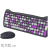 CANYON HSET-W6 EN Keyboard+Mouse Kitty Edition AAA+АА Wireless Violet (CNS-HSETW6VT)