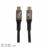 Кабель Cablexpert CCBP-USB4.2-CMCM240-1M, преміум якість, USB4.2, C-тато/C-тато, 1 м.