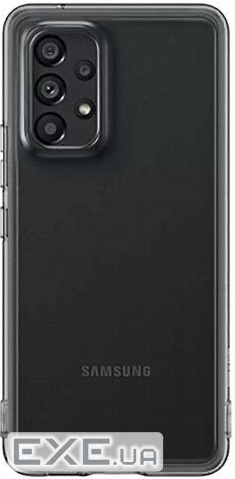 Чохол Samsung Soft Clear Cover для смартфону Galaxy A53 (A536) Black (EF-QA536TBEGRU)