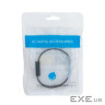 Дата кабель USB 2.0 AM to Micro 5P 0.2m браслет black Extradigital (KBU1783)
