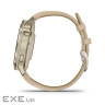 Смарт-годинник Garmin Venu 4 (41mm), Beige w/ Lunar Gold + Leather, GPS смарт-годинник (010-03013-03