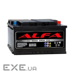 Акумулятор авто Мегатекс ALFA 6СТ-100-АЗ (прав) ТХП 840 (25366)
