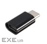 Перехідник USB3.1 Type-C --> Micro USB (OTG) чорний (S0625) (S0625)