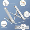 Підставка для ноутбука Choetech Foldable 90-136mm Laptop up 15.6" stand silver (H055-SL) Choetech Foldable 90-136mm Lapt