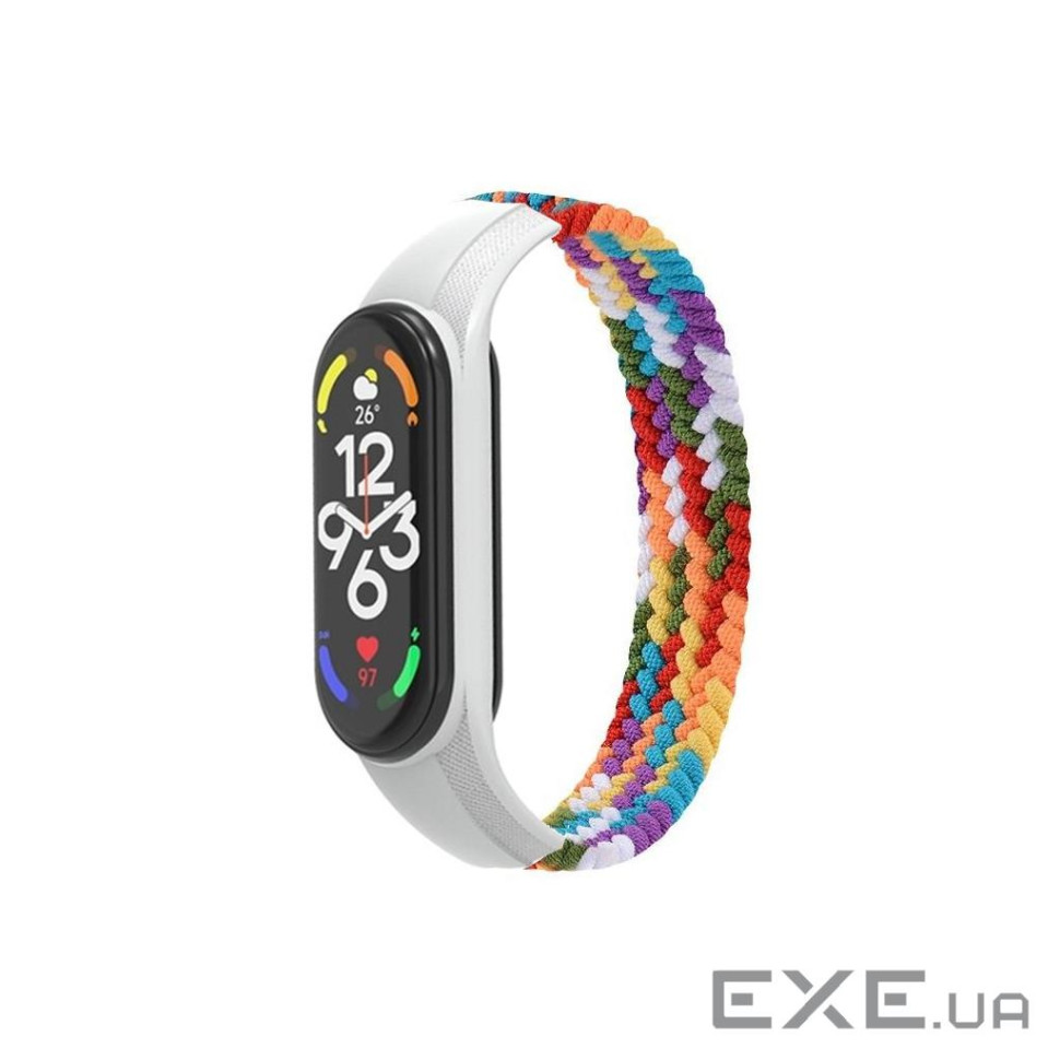 Ремінець Armorstandart Braided Solo Loop для Xiaomi Mi Band 7/6/5/4 Pride Edition size S (ARM64941)