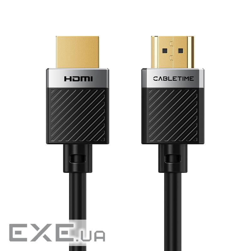 HDMI2.0 CABLE AM/AM, 4k/60hz, Gold plated, Black PVC Jacket (CA915828)