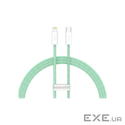 Дата кабель USB-C to Lightning 2.0m 20W green Baseus (CALD000106)
