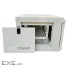 Шафа настінна GEAR 6U 19" 600x600x300 мм, + полка 19", grey (GWMSN-6U-600-600G)