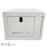 Шафа настінна GEAR 6U 19" 600x600x300 мм, + полка 19", grey (GWMSN-6U-600-600G)