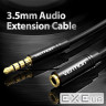 Кабель Vention Audio 3.5 mm M - 3.5 mm F, 2m, Black (BHBBH)