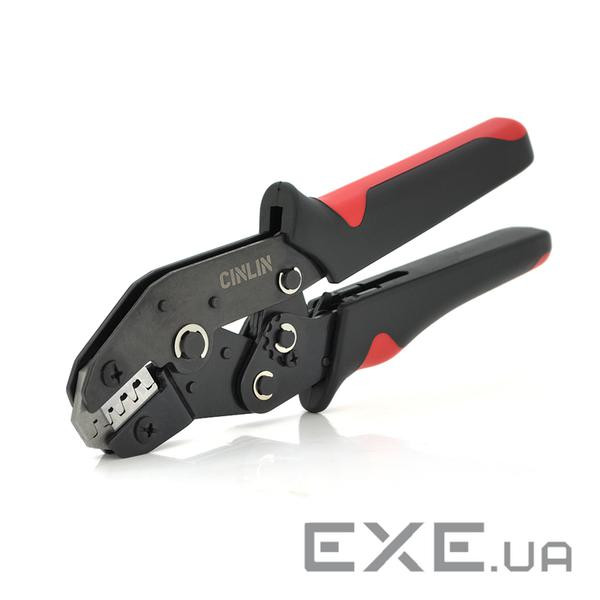 Інструмент обтискний SN-2549 для обтискання клем , 0.14-1.5mm2, Black-red