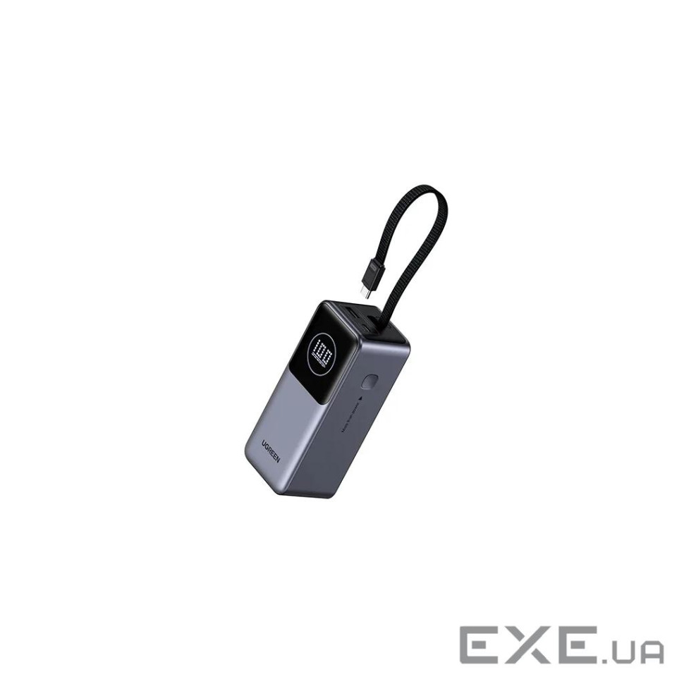 Батарея універсальна Ugreen 20000mAh 130W Nexode Smart Display with Built-in Cable ( (PB723  55365B)