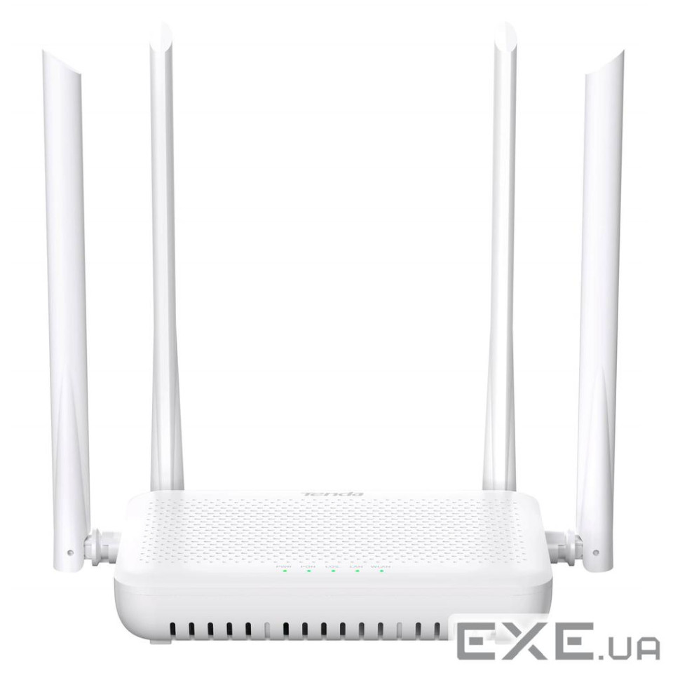 Оптический абонентский терминал ONU AX1500 Wi-Fi6 xPON ONU Tenda HG15C (4xGE LAN, 1xSC/UPC, 4*6dBi,