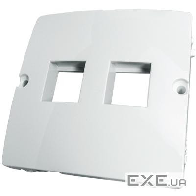 Адаптер Basic для 2xRJ45 Keystone, белый (BMGK1P/11)