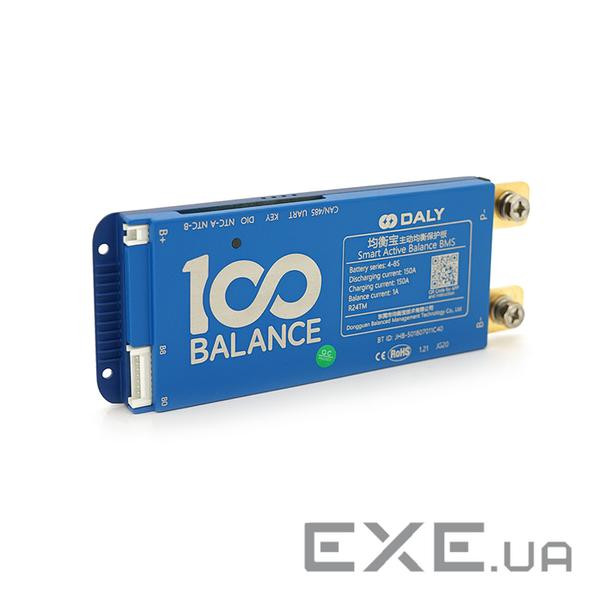 Universal BMS smart плата DaLy LiFePO4 4-8S 150A з Bluetooth + CAN + активний бал (DaLy 4-8S / 150A)