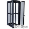 Шафа 19 45U, 610х1055 мм (Ш * Г), чорний, перфоровані двері (66%) (UA-MGSE45610MPB)