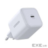 Зарядний пристрій Ugreen USB-C GaN 45W X524 white (65053)