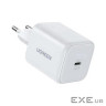 Зарядний пристрій Ugreen USB-C GaN 45W X524 white (65053)