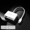 Перехідник USB Type C to HDMI + VGA MM123 white Ugreen (30843)