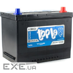 Акумулятор автомобільний Topla 75 Ah/12V Top/Energy Japan Euro (118 875)