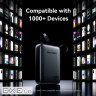 Батарея універсальна Vention 20000 mAh 45W Mini with Built-in USB-C Cable Gray (FHGH0)