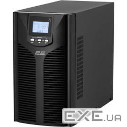 ДБЖ безперервної дії (Online) 2E OD3000, 3000VA/2700W, LCD, USB, USB, 3xSchuko (2E-OD3000)