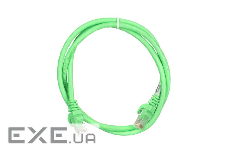 Патч корд 2E Cat 6,UTP,RJ45, 26AWG ,7/0.16 Cu, 1.00 m,PVC, Green (2E-PC6COP-100GRN)