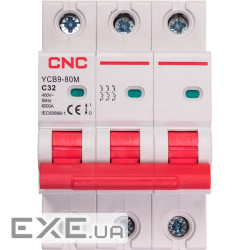 Автоматичний вимикач CNC YCB9-80M 3P C32 6ka (NV821556)