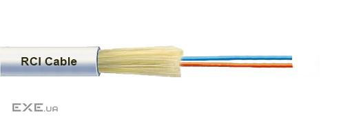 Кабель оптичний RCI Indoor 2F G.657A 2.8mm, (Indoor 2F G.657A 2.8 mm, LSZH, white (SIMPLEX) 1000м)