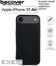 Чeхол-накладка BeCover для Apple iPhone 17 Air Black (713758)