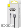 Кабель BASEUS MVP 2 Elbow-shaped Fast Charging Data Cable USB to iP 2.4A 1м Black (CAVP000001)