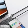 Кабель BASEUS MVP 2 Elbow-shaped Fast Charging Data Cable USB to iP 2.4A 1м Black (CAVP000001)