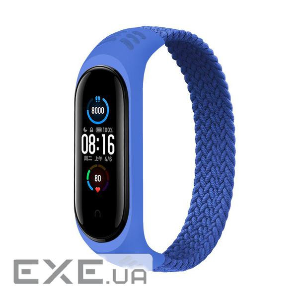 Ремінець BeCover Elastic Nylon Style для Xiaomi Mi Smart Band 5/Mi Smart Band 6 Size M Deep (706149)