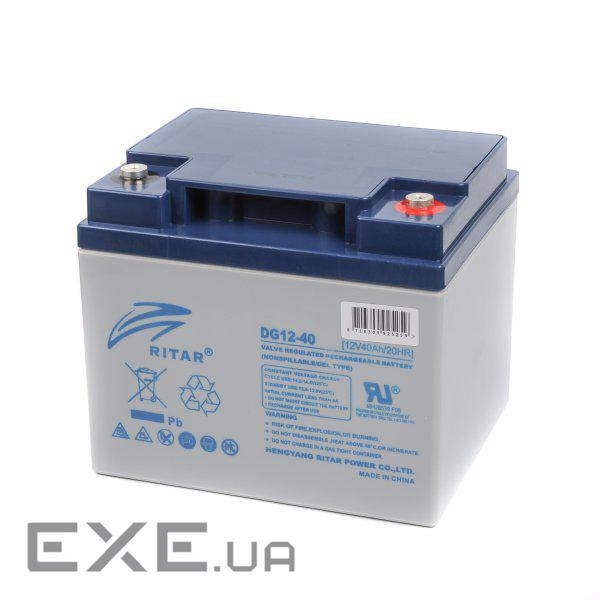 Акумуляторна батарея RITAR DG12-40 (12В, 40Ач)