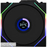 Повітряне охолодження для ПК LIAN LI UNI Fan TL WIRELESS LCD 120-3, Black (G99.12TLLCD1W3B.00)