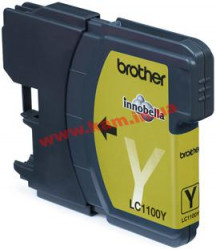 Картридж Brother DCP385C / 6690CW, MFC990CW yellow 325 стр @ 5% (A4) для DCP385C/ 6690CW, MFC (LC1100Y)