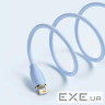 Дата кабель USB 2.0 AM to Lightning 2.0m 2.4A Jelly Liquid Silica Gel Blue Baseus (CAGD000103)