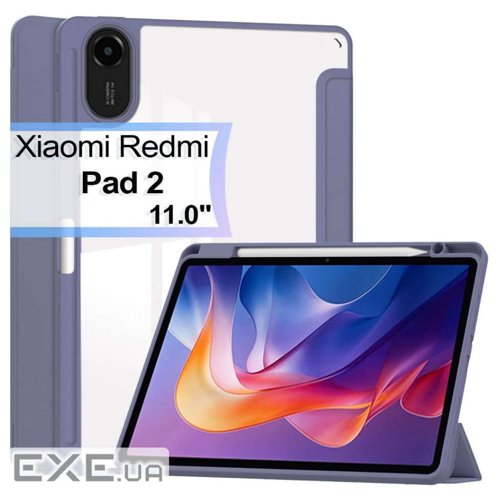 Чохол до планшета BeCover Soft Edge TPU Xiaomi Redmi Pad 2 11.0" Purple (713663)