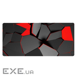 Коврик 400*900 тканинний ''Abstraction 3D'' з боковою прошивкою, толщина 3 (LT493)