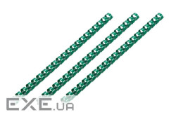 Пластикові пружини для біндера 2E, 25мм, зелені, 50шт (2E-PL25-50GR) (2E-PL25-50GR)