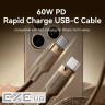 Кабель Vention USB Type-C - USB Type-C (M/M), 60W, 3A, 2 м, Copper (TRDJH)