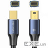 Кабель DisplayPort mini M - mini M 2.0м, V1.4, 8K 60Гц 32.4Gbps Blue Aluminum Alloy, Vention (HCGLH)