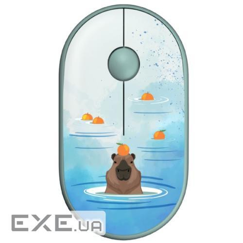 Миша 2E MF300 Capybara Silent WL BT Tangerine (2E-MF300WCAPIBARAGN)