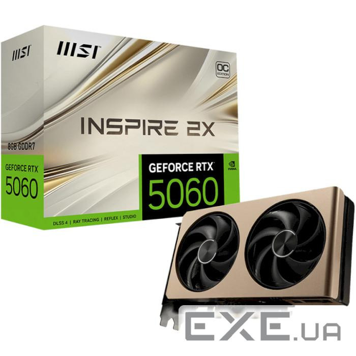 Відеокарта MSI GeForce RTX 5060 8G Inspire 2X OC