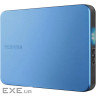 Toshiba External Hard Drive Canvio Flex (2.5 " 2TB, USB3.2 Gen 1, Metallic Blue) (HDTX220EPCAA)