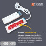 Мережевий подовжувач TECCO 1.5м 2 поста white (8681277843433)