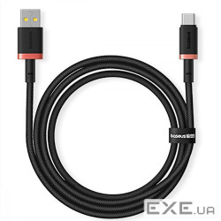 Кабель Baseus Dura Series Fast Charging Type-C 60W (2m) red/black (P10377802U01-03)